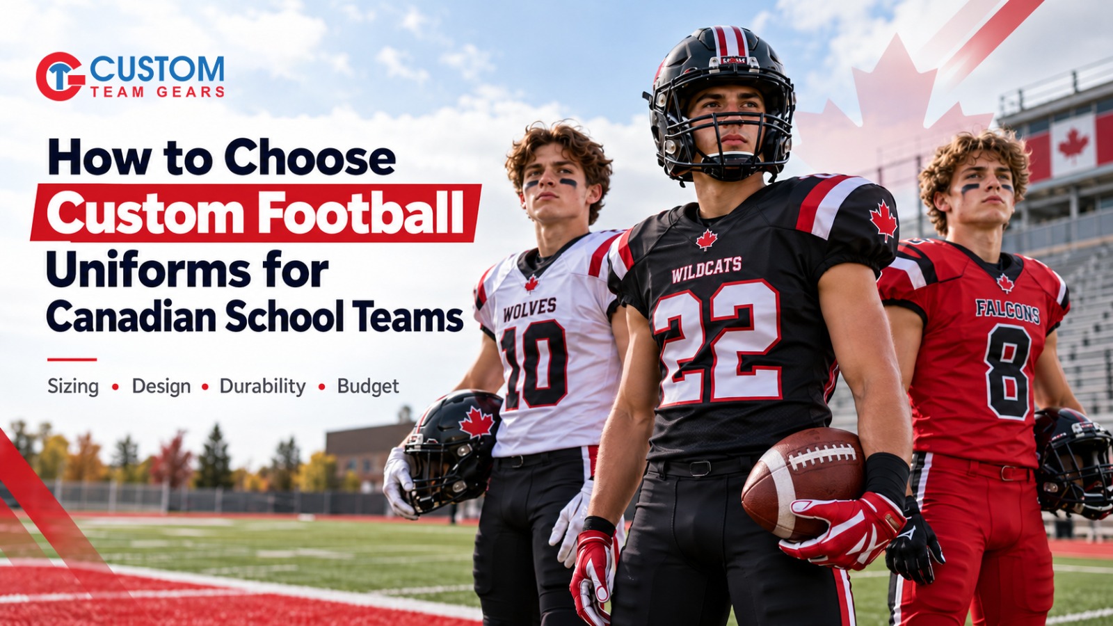 How to Choose Custom Football Uniforms for Canadian School Teams