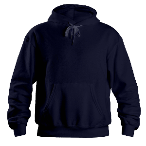 Custom Printed Hoodies with Full Color Print (Blue)